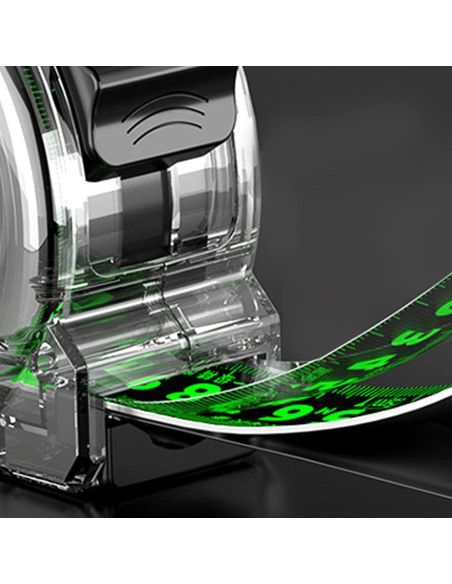 Cinta Métrica Retráctil Hilitand 5m Acero Inoxidable con Caja