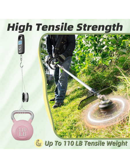 5 Pcs Cuerdas AF-100 Desmalezadora Chway 1.65 mm Automática