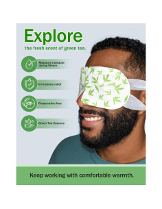 Máscara Ocular Autocalentada ProCIV Té Verde 16 Paquetes 2