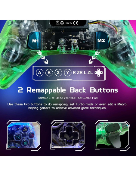 Controlador Inalámbrico Joso S03 RGB para Switch y PC