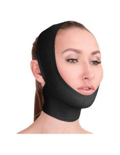 Venda de Compresión Facial Postquirúrgica Variteks - Negro