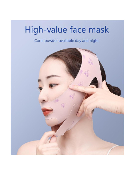 Correa de levantamiento facial TTLECOK para papada y mandíbula