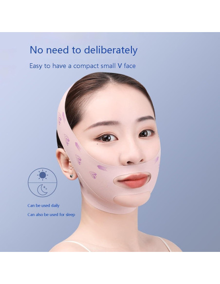 Correa de levantamiento facial TTLECOK para papada y mandíbula