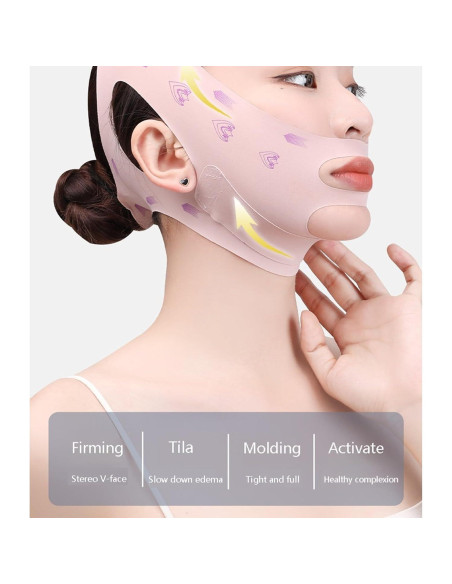 Correa de levantamiento facial TTLECOK para papada y mandíbula