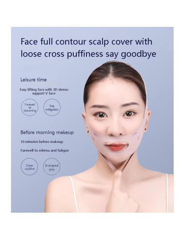 Correa de levantamiento facial TTLECOK para papada y mandíbula