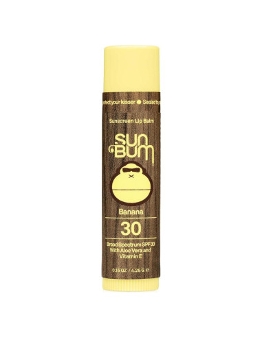Bálsamo Labial Sun Bum Banana SPF 30 - Hidratante 4.25 g