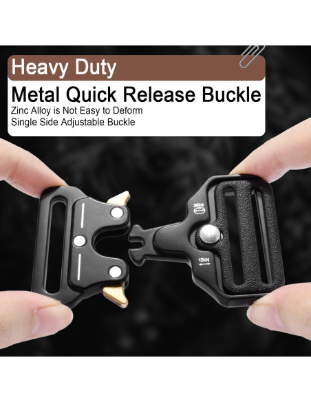 Hebilla Táctica de Metal ManTangSun 3/4" Aleación Zinc