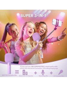 Micrófono Karaoke Inalámbrico MAONO MKP100 Portátil 0.46 kg 2