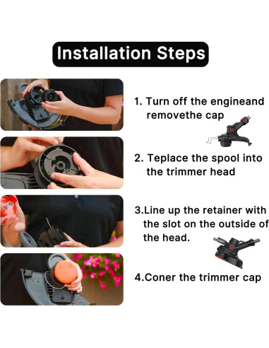 Cuerda AF-100 RISELION para Desmalezadora Black and Decker 9.14m