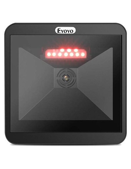 Escáner de Códigos de Barras 2D Eyoyo EY-8550 Automático USB