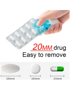 Dispensador de Pastillas Portátil Smilelife 7.5x3cm 2