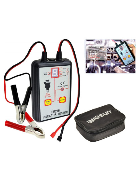 Probador de Inyectores de Combustible Allsun EM276 12V LED