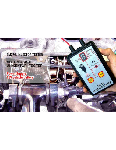 Probador de Inyectores de Combustible Allsun EM276 12V LED