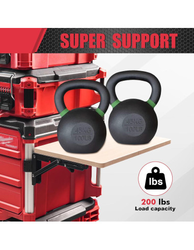 Mesa de Trabajo Plegable BPOPO para Sistema Milwaukee Packout