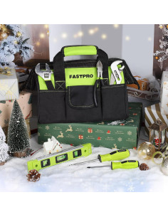 Juego de Herramientas FASTPRO 215 Piezas con Bolsa 30.48 cm Verde 2