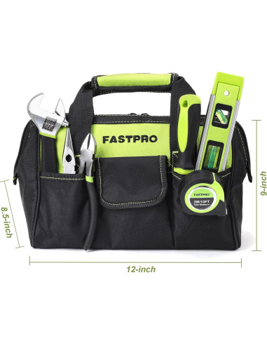 Juego de Herramientas FASTPRO 215 Piezas con Bolsa 30.48 cm Verde