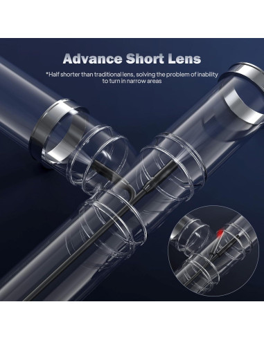 Cámara Endoscópica GinoCaco 5.0M HD 1080P IP67 con Luz LED