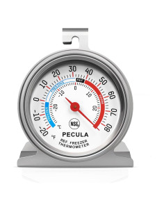 Termómetro de Refrigerador PECULA Acero Inoxidable -30 a 30 C