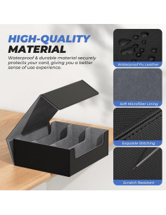 Caja de Cartas Coleccionables MaxGear - Almacenamiento 1800 Cartas 2