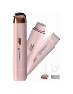 Recortadora de Bikini Eléctrica GODERSB Rosa Impermeable USB
