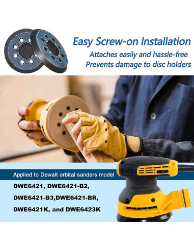 Pad de Lijadora 5" Donanim para DeWalt DWE6423 DWE6421