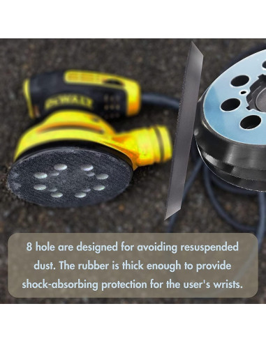 Pad de Lijadora 5" Donanim para DeWalt DWE6423 DWE6421