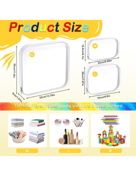 Funda Dura Transparente AOBOPLE con Cremallera - Almacenamiento Juguetes Funda Dura Transparente AOBOPLE con Cremallera - Almacenamiento Juguetes