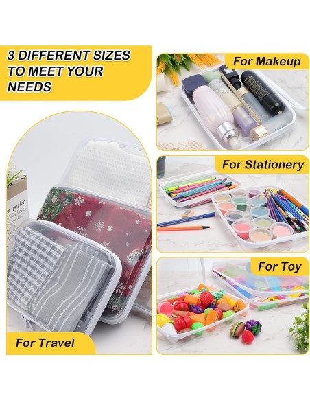 Funda Dura Transparente AOBOPLE con Cremallera - Almacenamiento Juguetes Funda Dura Transparente AOBOPLE con Cremallera - Almacenamiento Juguetes