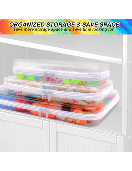 Funda Dura Transparente AOBOPLE con Cremallera - Almacenamiento Juguetes Funda Dura Transparente AOBOPLE con Cremallera - Almacenamiento Juguetes