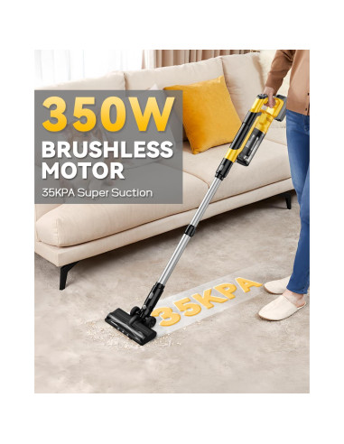 Aspiradora Inalámbrica VAXCANZE 350W HEPA 6 en 1 para De-Walt