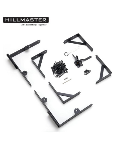 Kit de Soporte de Puerta Anti Sag HILLMASTER 1 Juego Negro