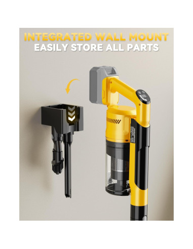 Aspiradora Inalámbrica VAXCANZE 350W HEPA 6 en 1 para De-Walt