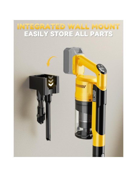 Aspiradora Inalámbrica VAXCANZE 350W HEPA 6 en 1 para De-Walt Aspiradora Inalámbrica VAXCANZE 350W HEPA 6 en 1 para De-Walt