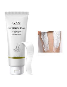 Crema Depilatoria VGO 114 g - Suave y Hipoalergénica para Todos