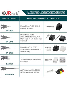 Kit de Herramientas para Extracción de Pines JRready ST5255-05 2
