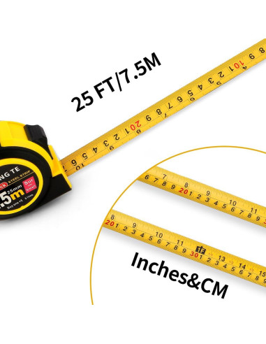 Cinta Métrica 10 metros UnslQonds - Paquete de 2 unidades