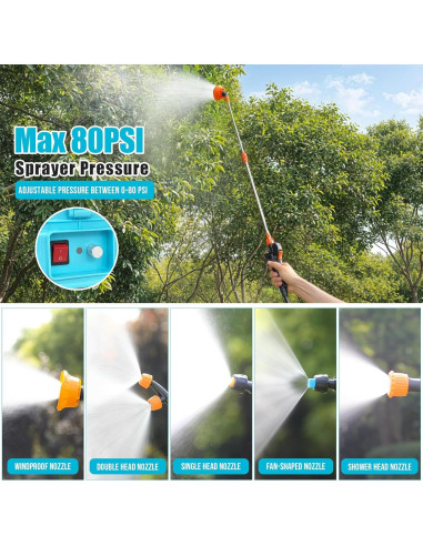 Pulverizador de Mochila Eléctrico SideKing SK3000B 12.1L