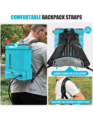 Pulverizador de Mochila Eléctrico SideKing SK3000B 12.1L