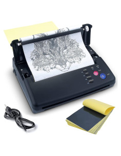 Máquina Copiadora Térmica de Plantillas de Tatuaje Sacnahe - Negro