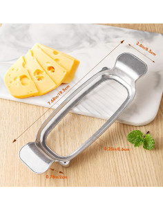 Cortador de Mantequilla y Queso Tzwhwcx 19.5x6.6 cm Ergonómico 2