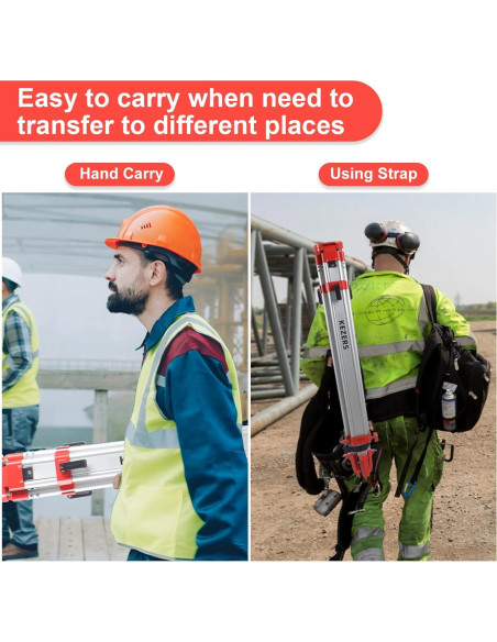 Nivel Óptico Automático KEZERS 32X con Trípode y Vara 2.74m