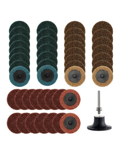 Conjunto de Discos de Lijado Aolabela 46 Piezas 5 cm Cambio Rápido