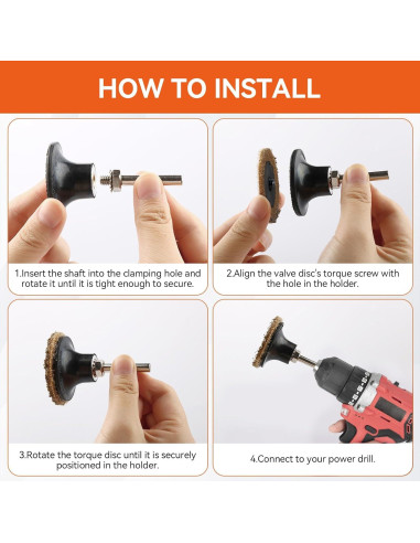 Conjunto de Discos de Lijado Aolabela 46 Piezas 5 cm Cambio Rápido