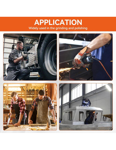 Conjunto de Discos de Lijado Aolabela 46 Piezas 5 cm Cambio Rápido