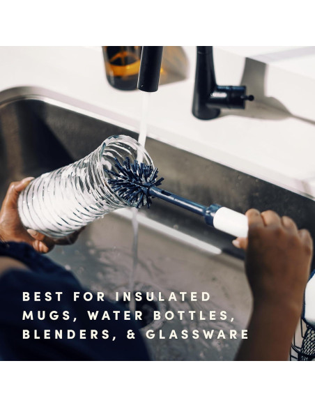 Set de Cepillos 2 en 1 Scotch-Brite BRiTE para Botellas y Popotes