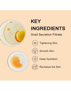 Kit de Cuidado de Piel con Mucina de Caracol ISHERBIN 5 Piezas 2