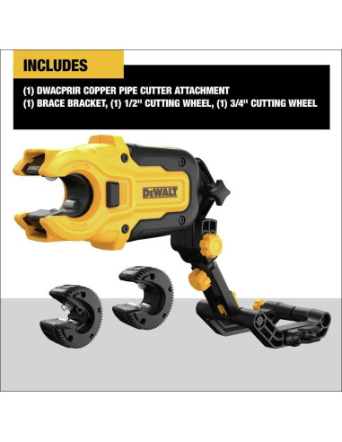 Cortadora de Tubos de Cobre DEWALT IMPACT CONNECT 2.54 cm