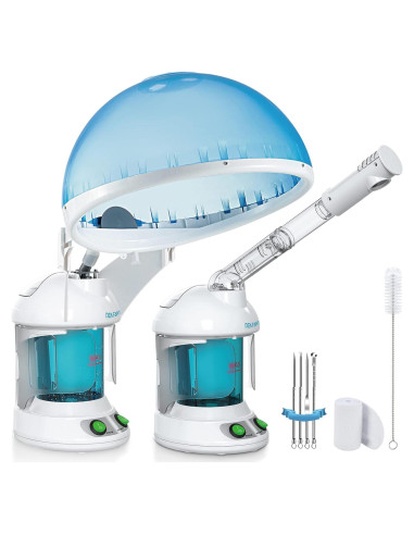 Vaporizador 2 en 1 DENFANY para Cabello y Cara con Ozono