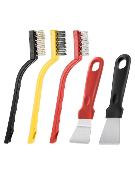 Juego de cepillos de limpieza de ranuras 5 piezas Psyqtsuary