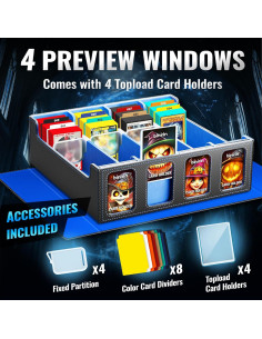 Caja de Almacenamiento para Cartas de Trading Binirin 3000+ 2